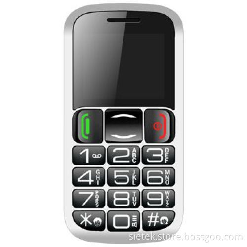 GSM senior phone with SOS emergency button, FM radio, MP3/4 player and big keypad, for easy using